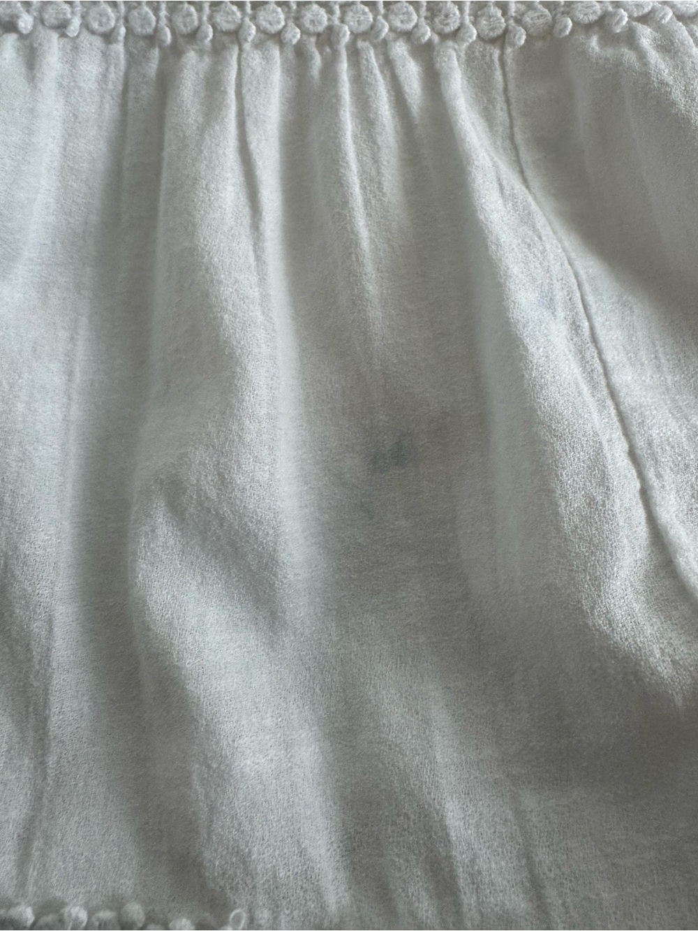 Talbots Woman Maxi Dress White Sleeveless Eyelet Cotton Boho Peasant Size 20W - Picture 12 of 16